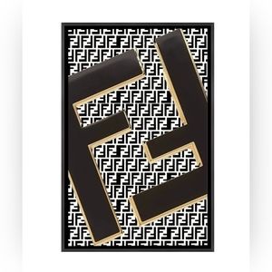 Fendi 8 1/2"x11" Framed Wall Art